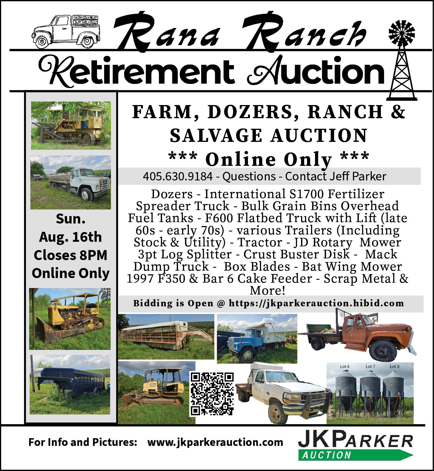 JK Parker Auction Services logo